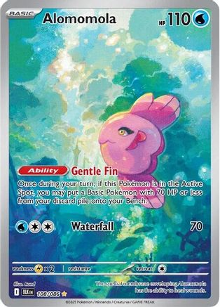 Alomomola 112/086 - Holofoil SV Black Bolt - Illustration Rare