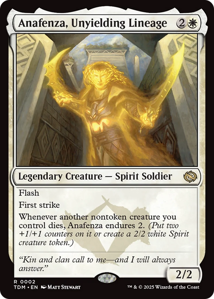 Anafenza, Unyielding Lineage [Tarkir: Dragonstorm] Foil