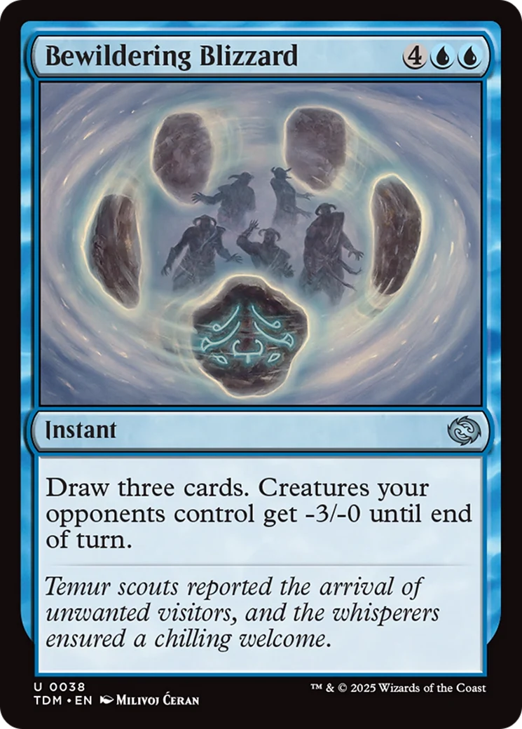 Bewildering Blizzard [Tarkir: Dragonstorm]