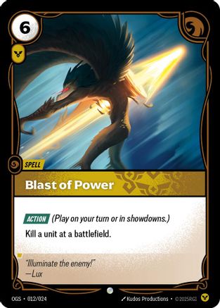 Blast of Power (012/024) - [Origins Proving Grounds]
