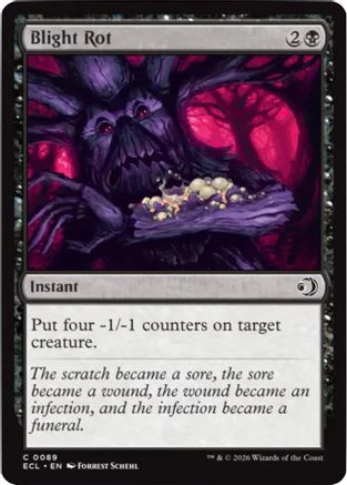 Blight Rot  [Lorwyn Eclipsed] Foil