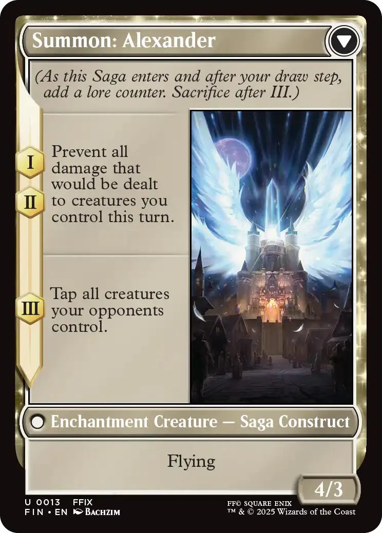 Crystal Fragments // Summon: Alexander [FINAL FANTASY] Foil - Image 2