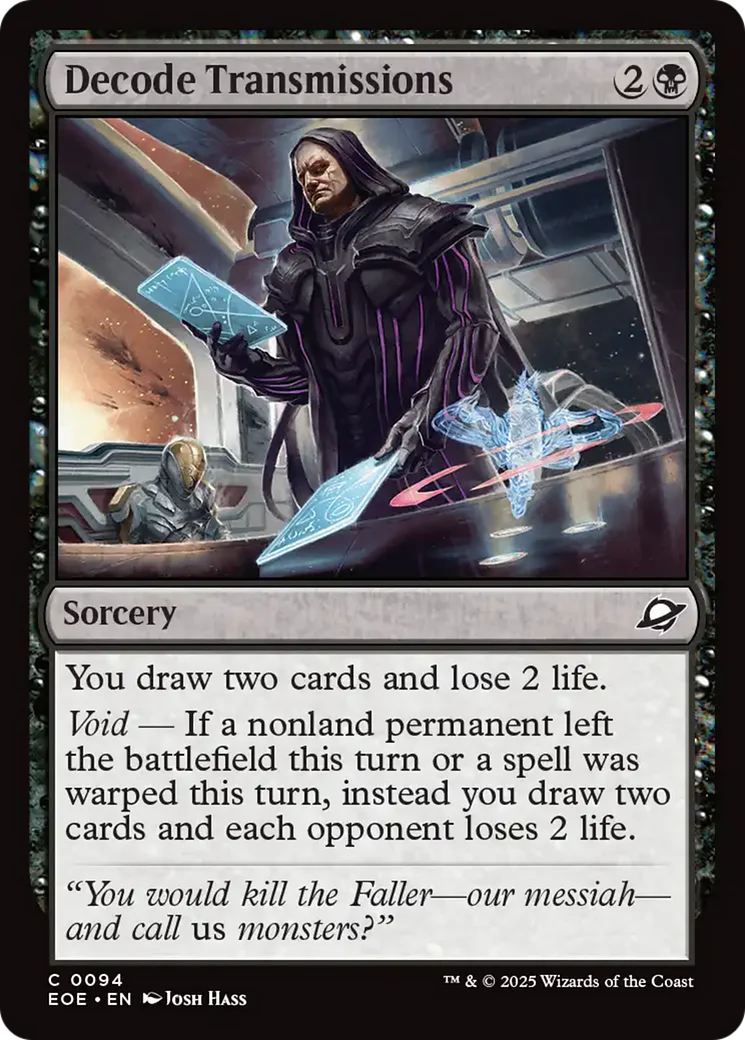 Decode Transmissions [Edge of Eternities] Foil