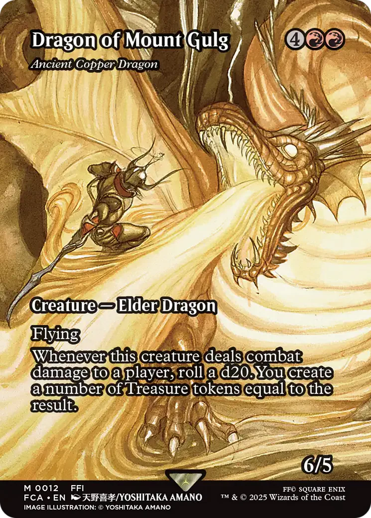 Dragon of Mount Gulg - Ancient Copper Dragon (Showcase) [FINAL FANTASY : Through the Ages] Foil