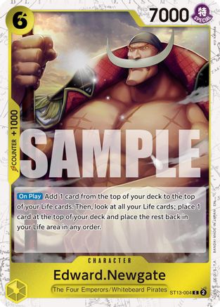 Edward.Newgate - ST13-004 (Pirate Foil) (ST13-004) - [Premium Booster -The Best- Vol. 2] Foil