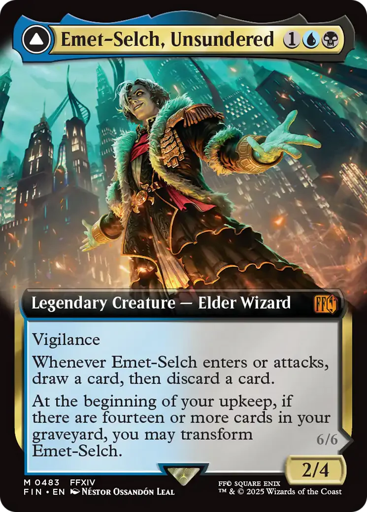 Emet-Selch, Unsundered // Hades, Sorcerer of Eld (Extended Art) [FINAL FANTASY] - Image 3