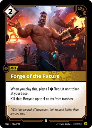 Forge of the Future (212/298) - Riftbound - [Origins] Foil