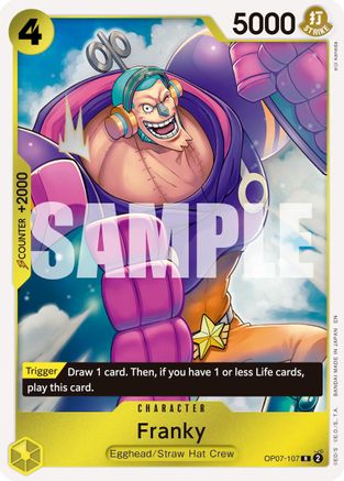 Franky - OP07-107 (Reprint) (OP07-107) - [Premium Booster -The Best- Vol. 2] Foil