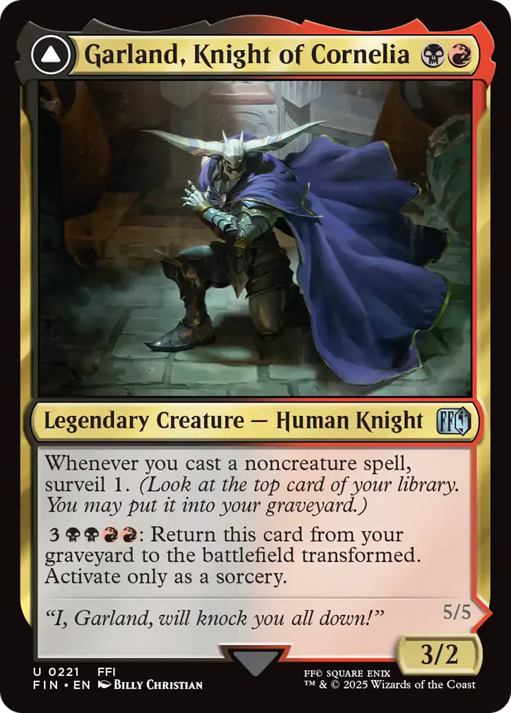 Garland, Knight of Cornelia // Chaos, the Endless [FINAL FANTASY] Foil - Image 3