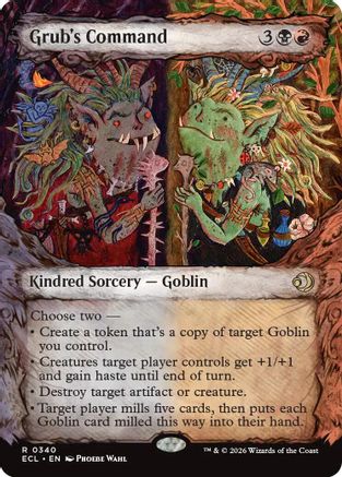 Grub's Command (Showcase)  [Lorwyn Eclipsed] Foil