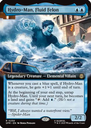 Hydro-Man, Fluid Felon (Extended Art)  [Marvel's Spider-Man] Foil