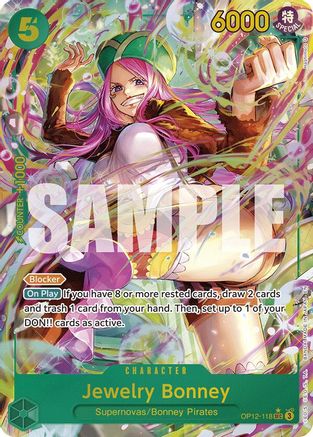 Jewelry Bonney (118) (Alternate Art) (OP12-118) - [Legacy of the Master] Foil