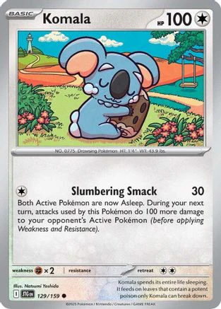 Komala (129/159) [Scarlet & Violet: Journey Together] Reverse Holofoil