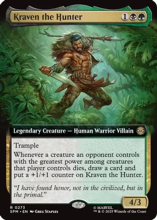 Kraven the Hunter (Extended Art)  [Marvel's Spider-Man] Foil