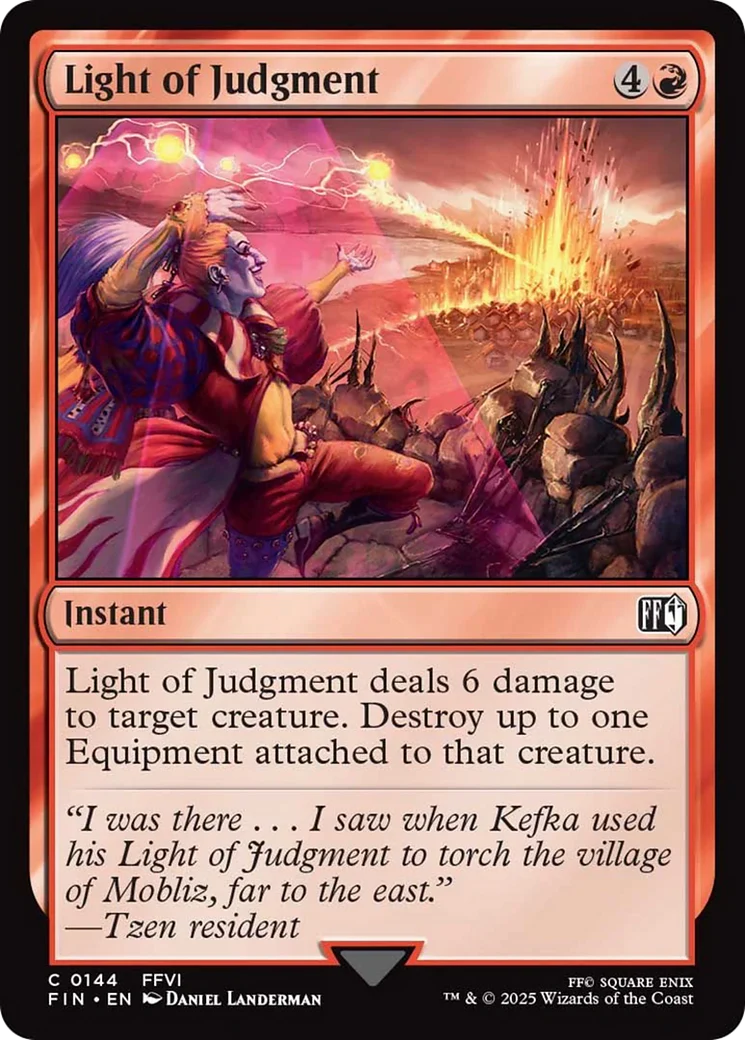 Light of Judgment [FINAL FANTASY] Foil
