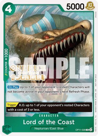 Lord of the Coast (Judge Pack Vol. 7) (OP11-028) - [One Piece Promotion Cards] Foil