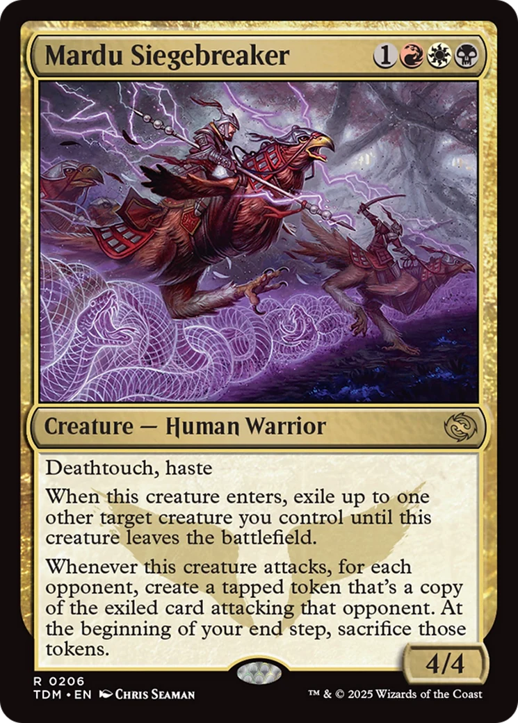 Mardu Siegebreaker [Tarkir: Dragonstorm] Foil - Image 2