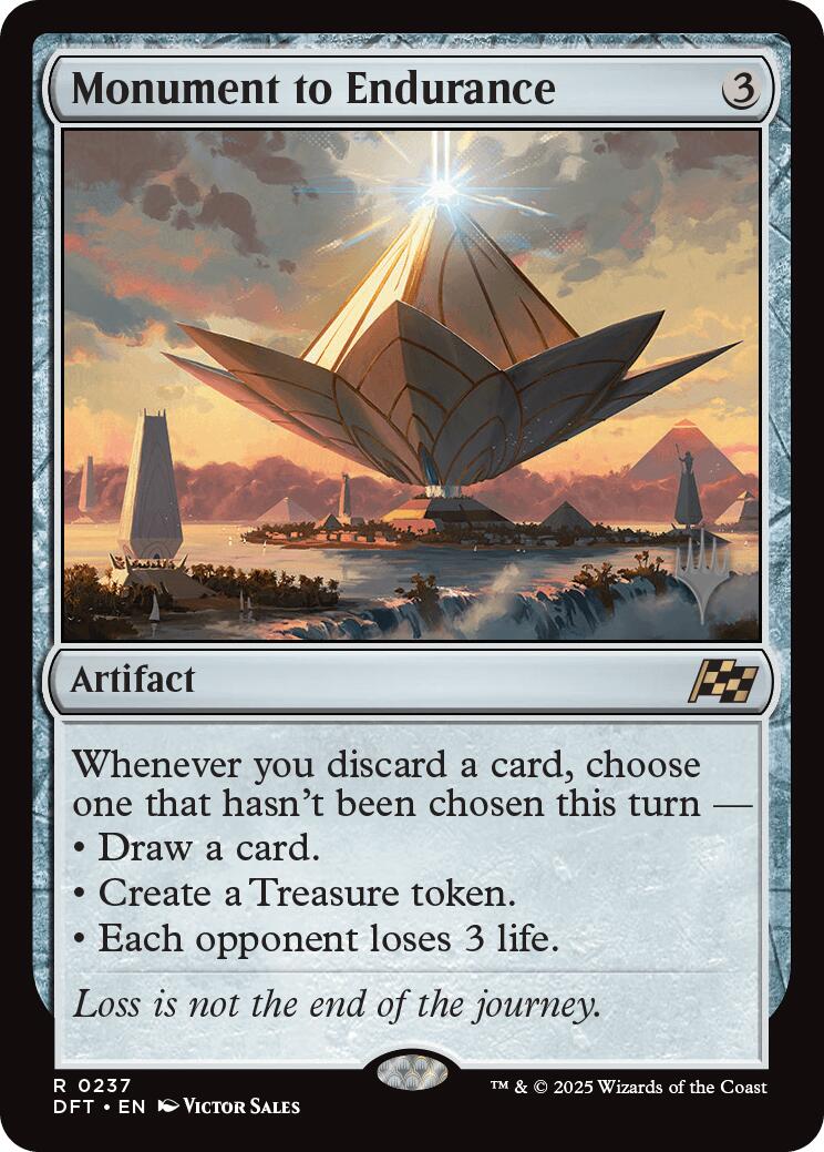 Monument to Endurance (Promo Pack) [Aetherdrift Promos] Foil