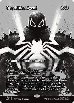 Opposition Agent (Borderless)  [Marvel Eternal-Legal] Foil
