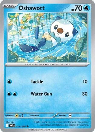 Oshawott 018/086  SV White Flare - Common