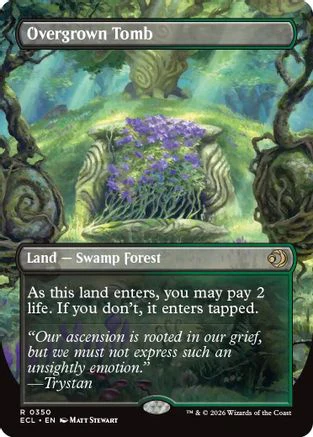 Overgrown Tomb (Borderless)  [Lorwyn Eclipsed]