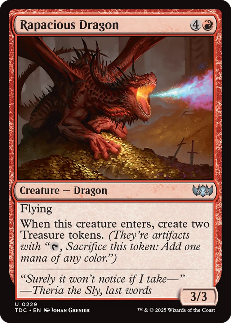 Rapacious Dragon  [Commander: Tarkir: Dragonstorm]