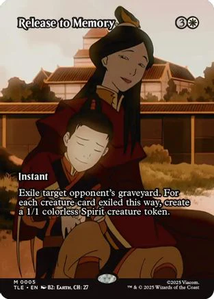 Release to Memory (Borderless)  [Avatar: The Last Airbender: Eternal-Legal] Foil