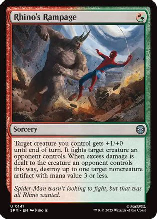 Rhino's Rampage  [Marvel's Spider-Man] Foil