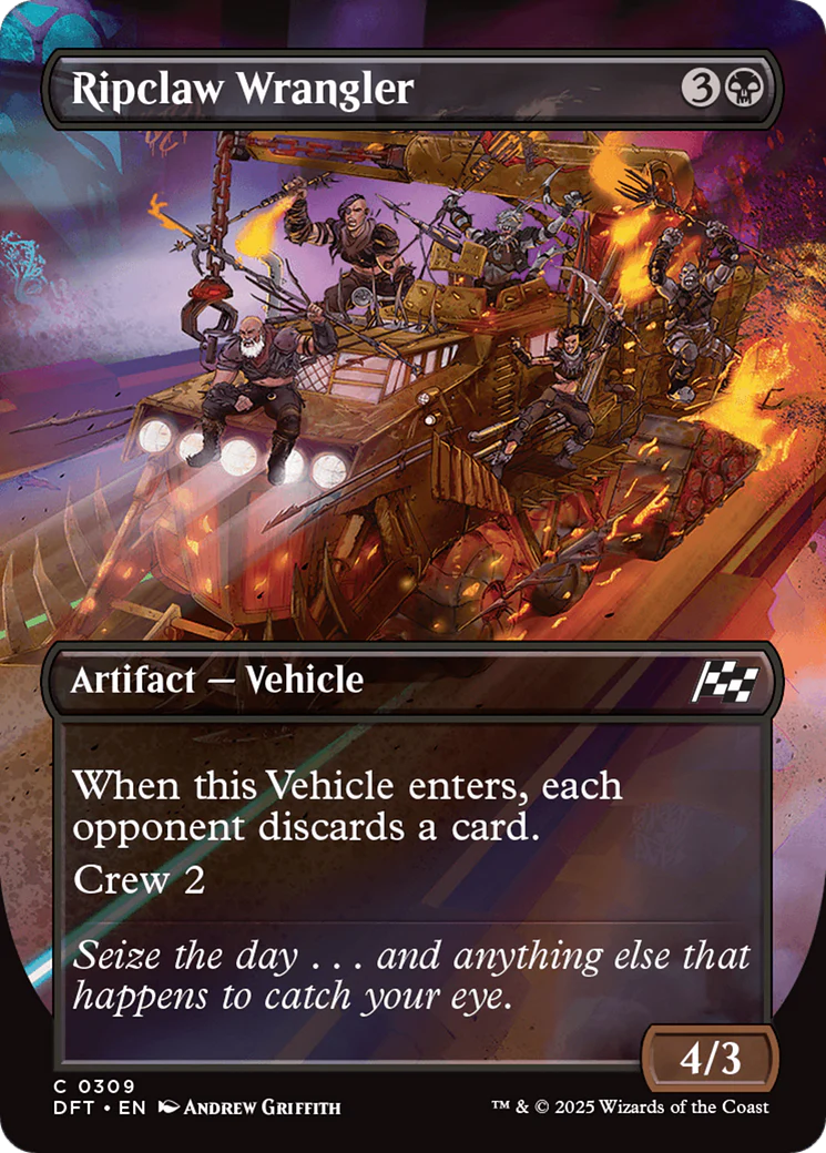 Ripclaw Wrangler (Borderless) [Aetherdrift] Foil