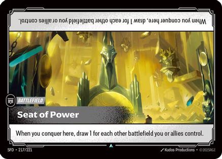 Seat of Power (217/221) - Riftbound - [Spiritforged] Foil