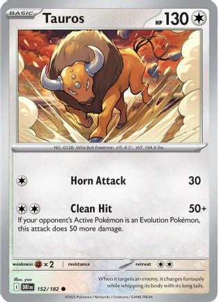 Tauros (152/182) [Scarlet & Violet: Destined Rivals] Reverse Holofoil