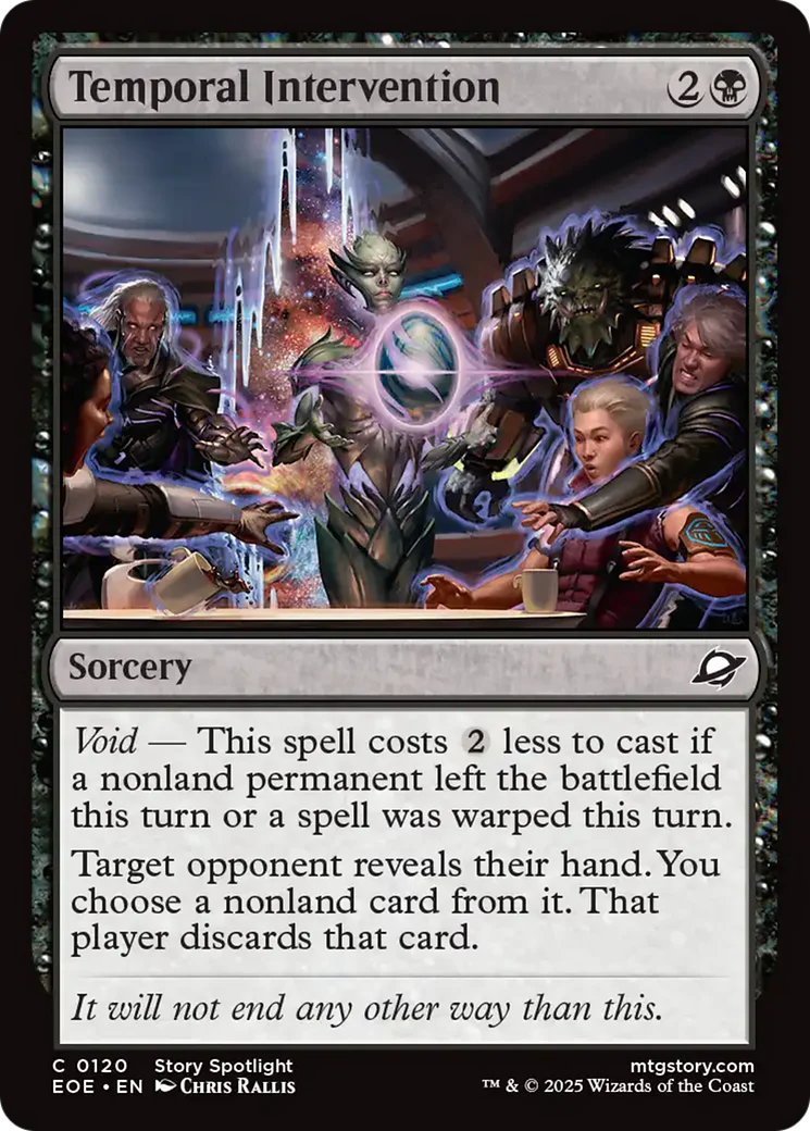 Temporal Intervention [Edge of Eternities] Foil