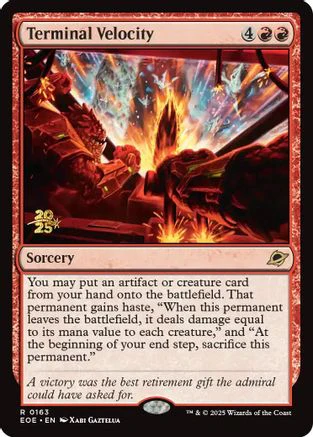 Terminal Velocity  [Prerelease Cards] Foil