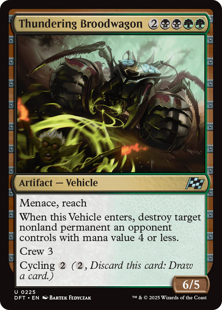 Thundering Broodwagon [Aetherdrift] Foil