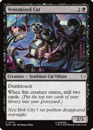 Venomized Cat  [Marvel's Spider-Man]